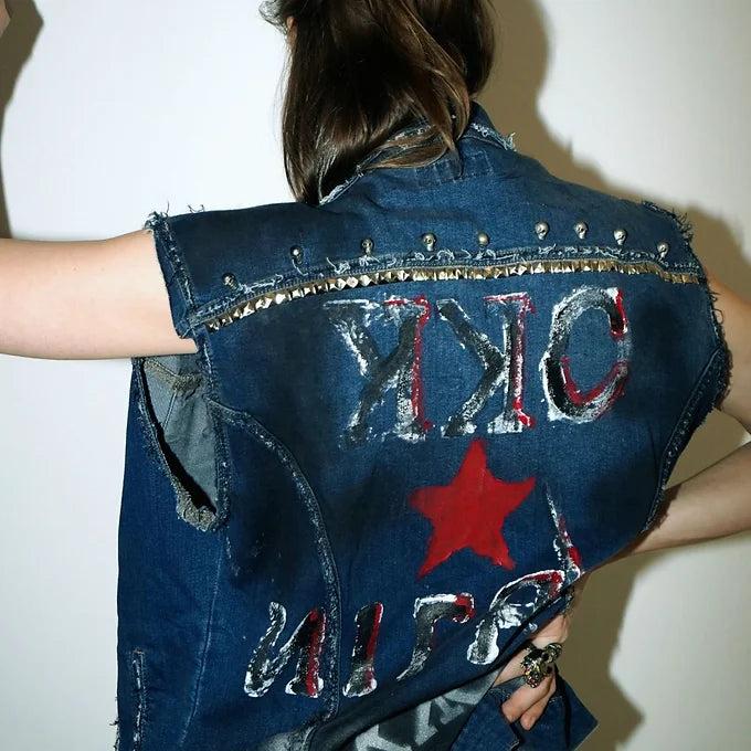 KKC ROCK-Jeansweste-Unikat