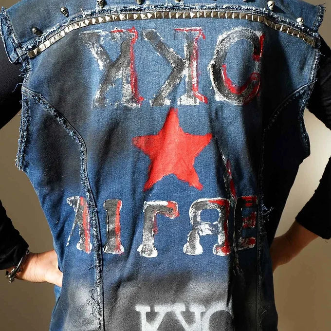 KKC ROCK-Jeansweste-Unikat