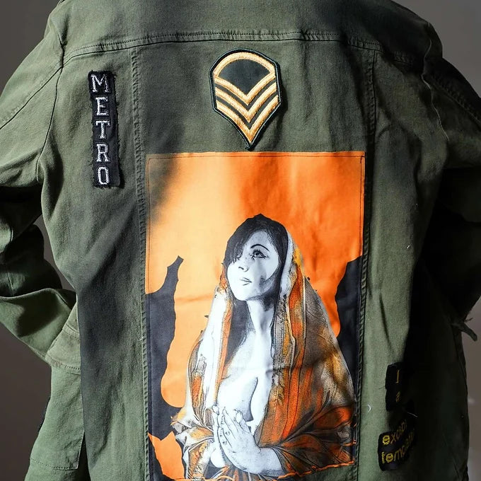 MARIA SECRET-Vintage Army Jacket