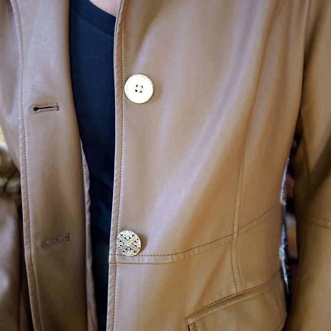 Rebellion - Faux Leather Coat