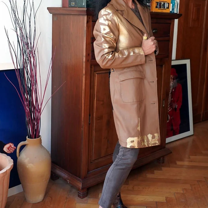 Rebellion - Faux Leather Coat
