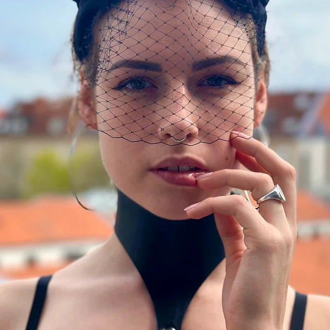 BlackMamba - Leren ketting