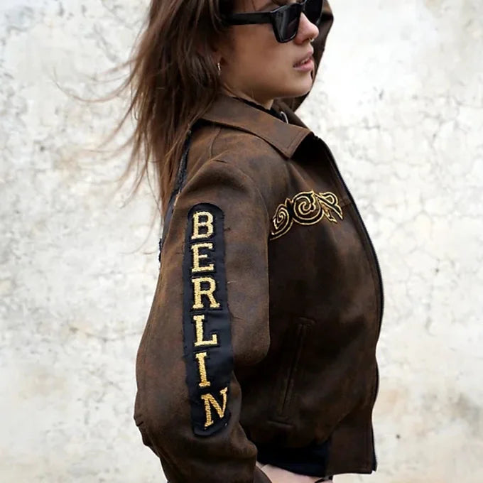 QueenOfBerlin - Faux Leather Jacket