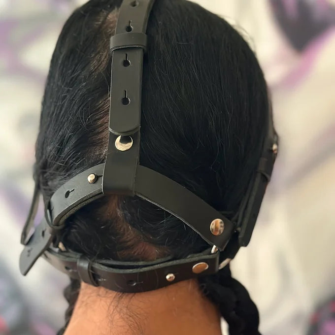 WatchOut head harness made of genuine leather