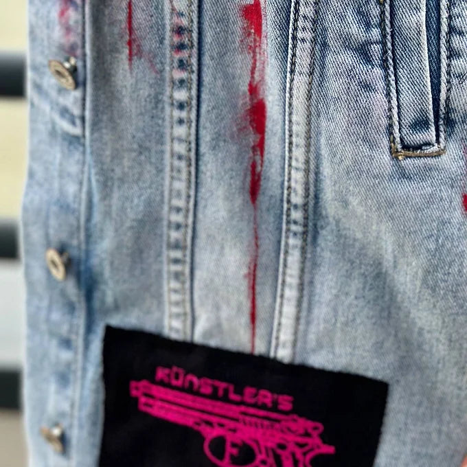 EatMyDust streetwear denim vest