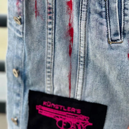 EatMyDust streetwear denim vest
