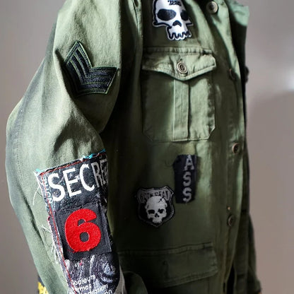 MARIA SECRET-Vintage Army Jacket