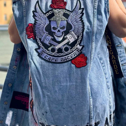 EatMyDust streetwear denim vest