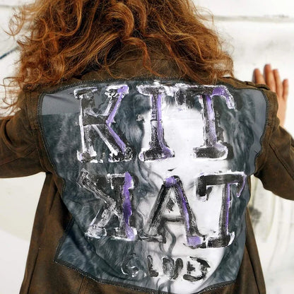 KKC.PurpleBlack - Imitatie leren jas bruin uniek
