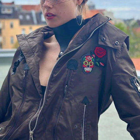 Bomber-Jacke Unikat Waldgeist