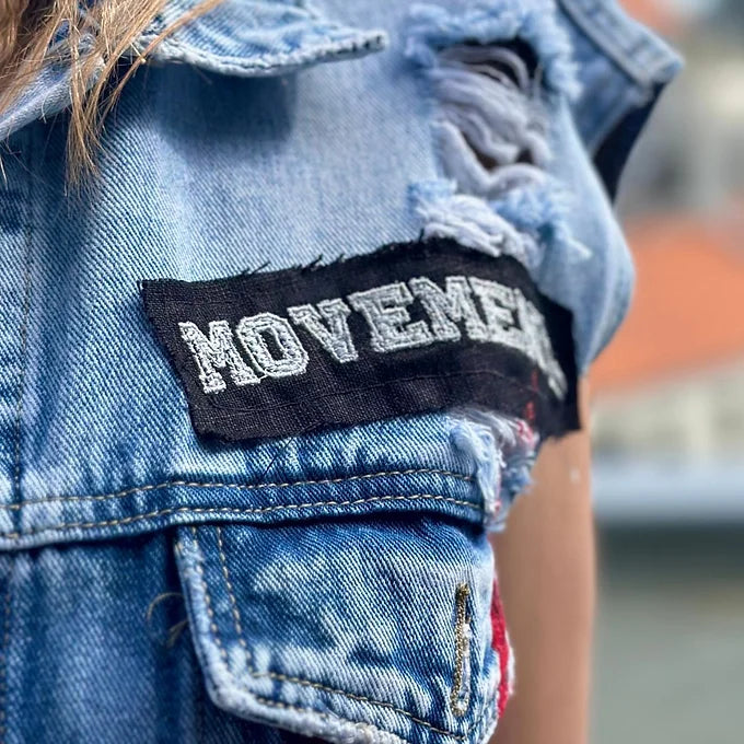 EatMyDust streetwear denim vest